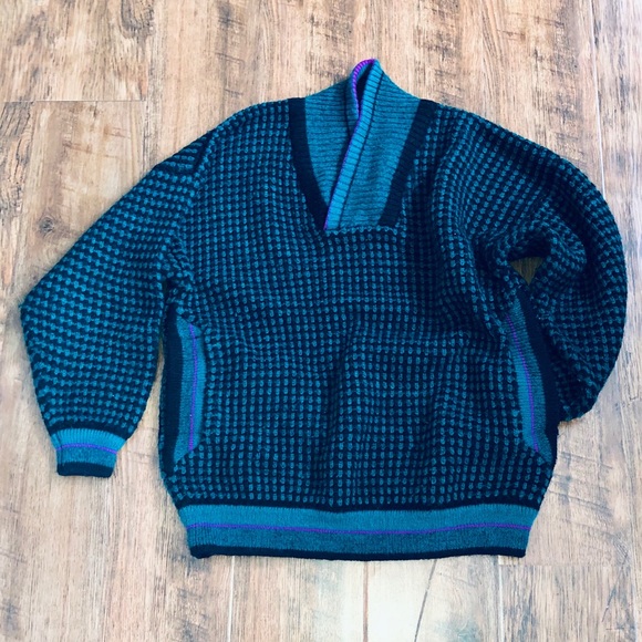 Vintage Grandpa Style Sweater